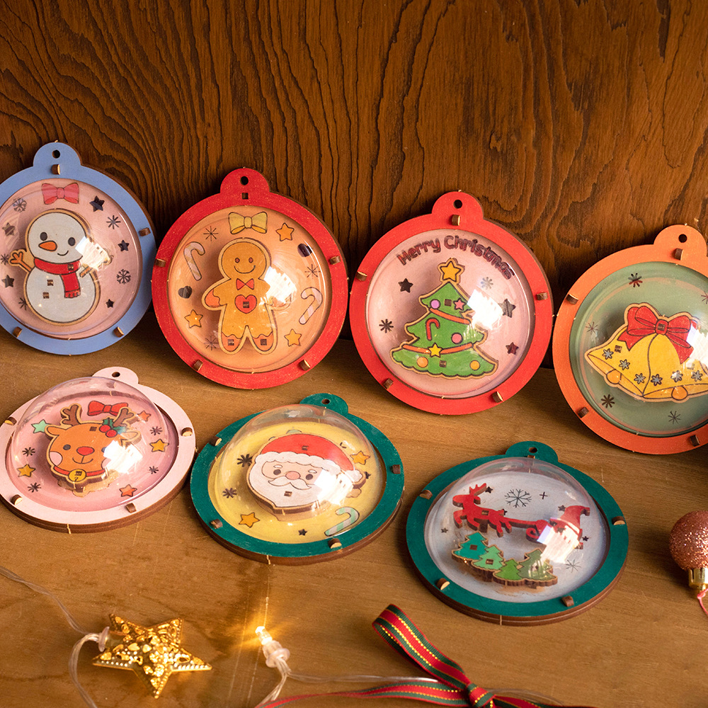 🎅EARLY CHRISTMAS SALE - 50% OFF🎄😍Wooden DIY Christmas Ornaments🎄-⏰BUY 6 GET 20% OFF & FREE SHIPPING