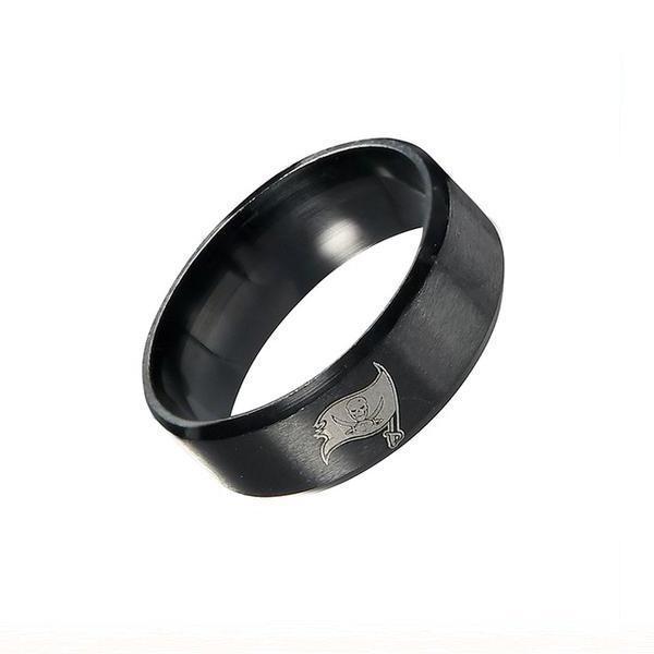 LIMITED EDITION TAMPA BAY BUCCANEERS TITANIUM STEEL RING