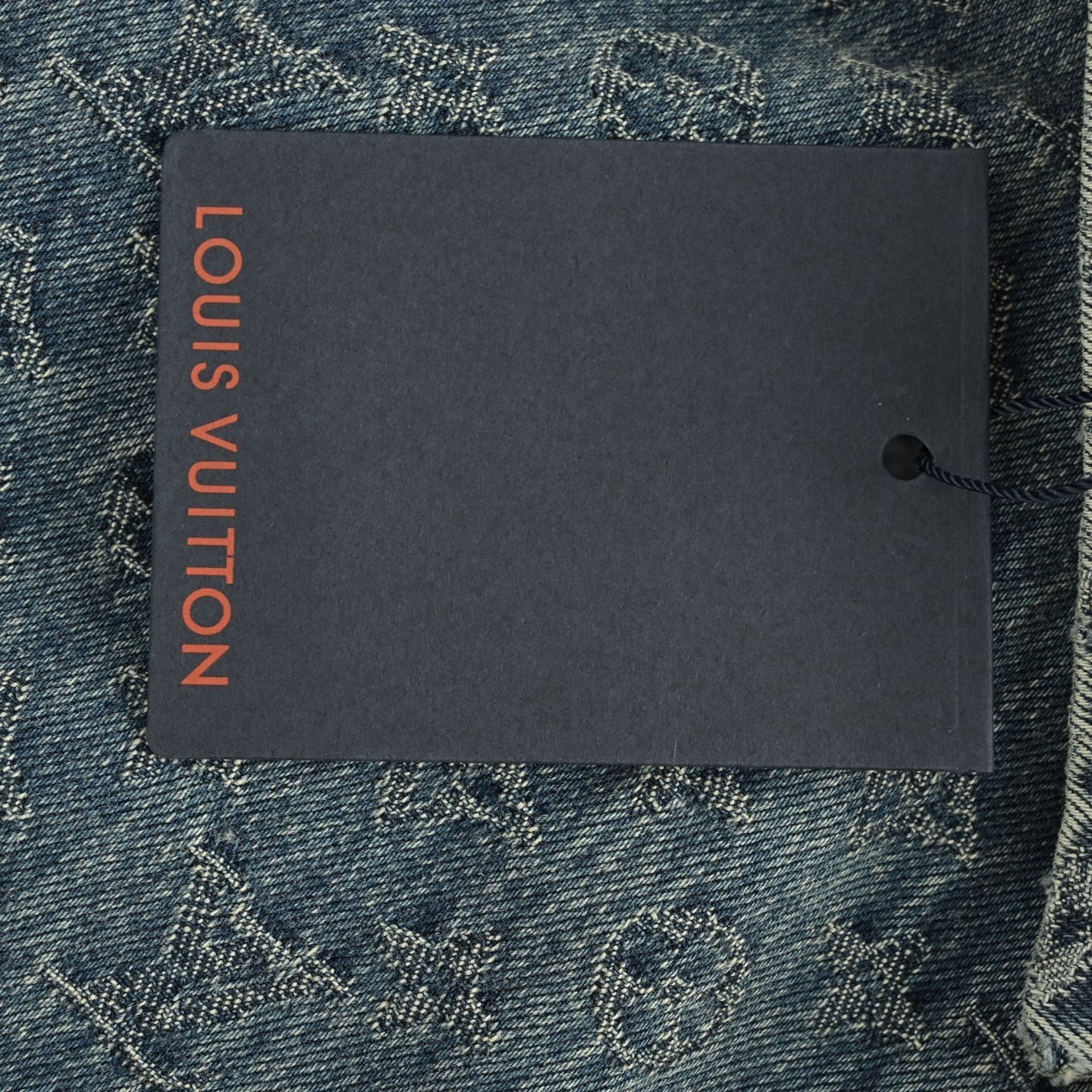 Louis Vuitton 25ss all-over monogram jacquard suit denim short-sleeved shirt