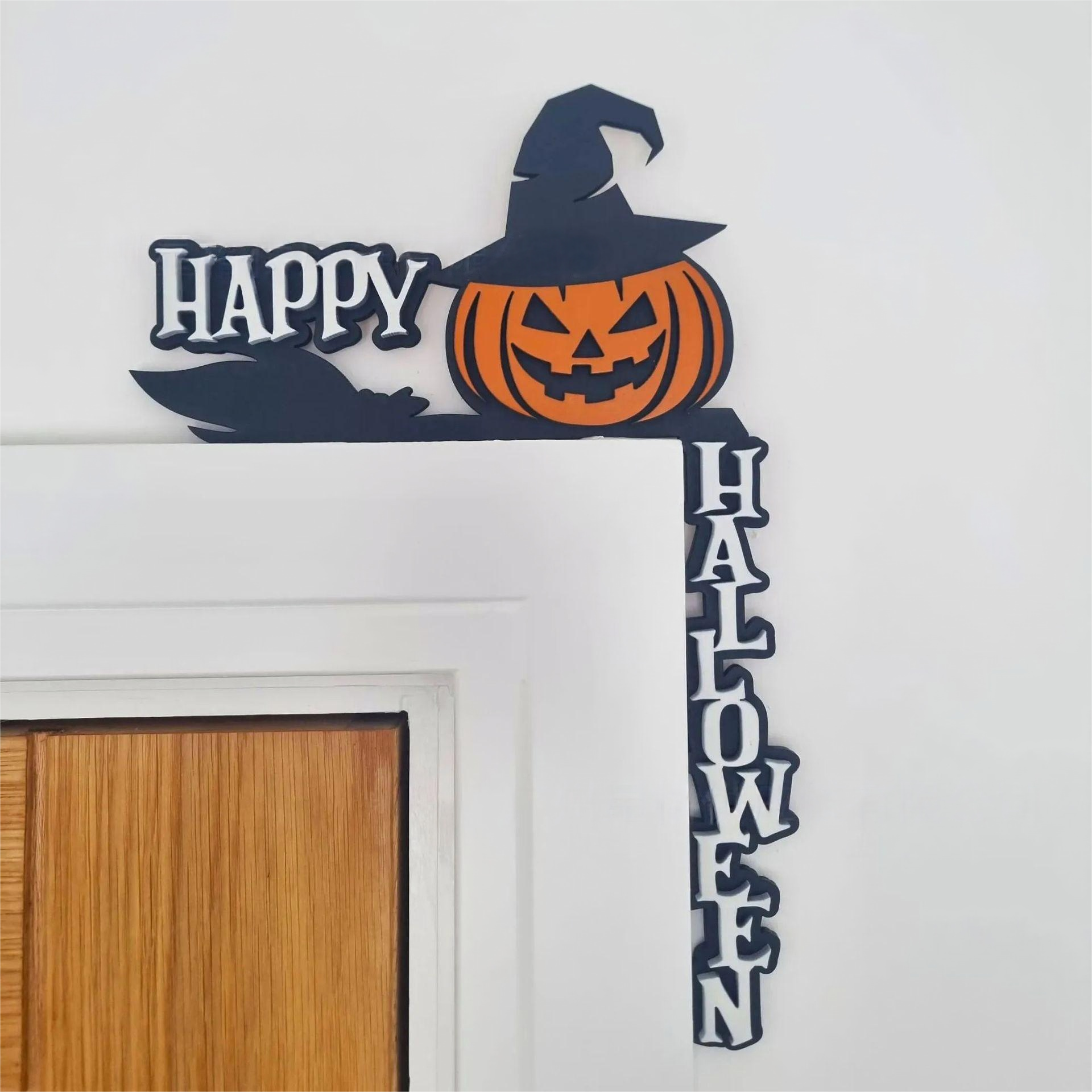 ON SALE🔥Halloween Funny Corner Sign Top Door Frame Ornament