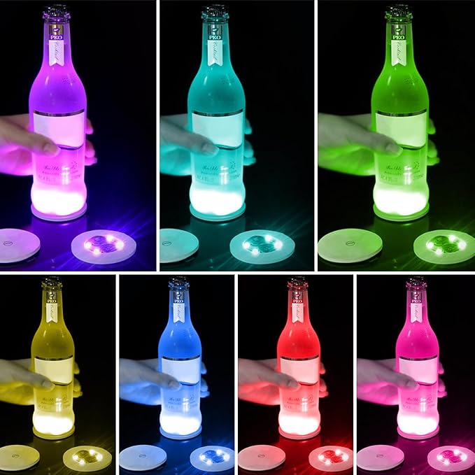 ✨✨LED Luminous Bottle Stickers and Coasters