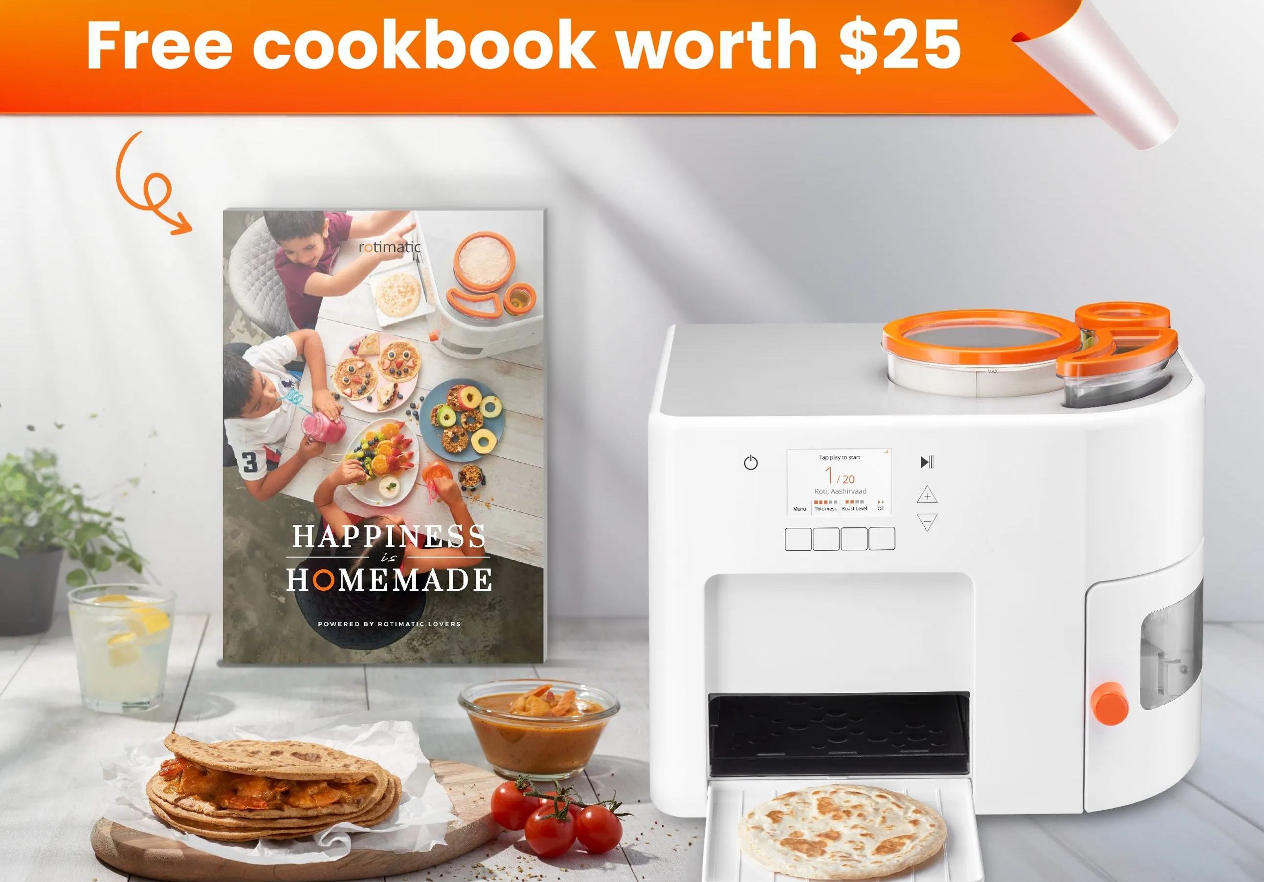 Fully Automatic Roti and Chapati Maker