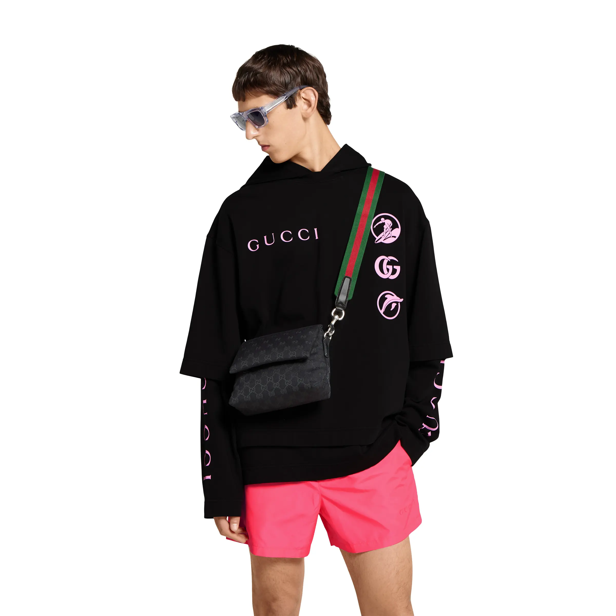 Gucci GG canvas small crossbody bag