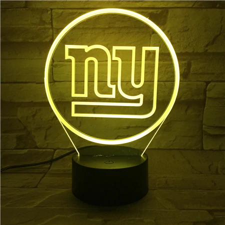 NEW YORK GIANTS 3D LED LIGHT LAMP