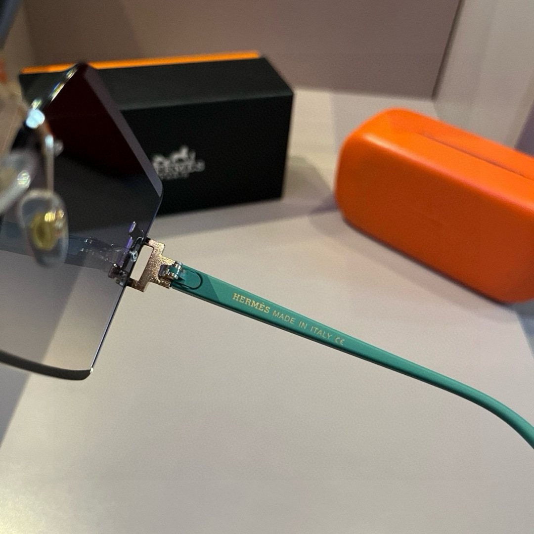 Hermes rimless sunglasses