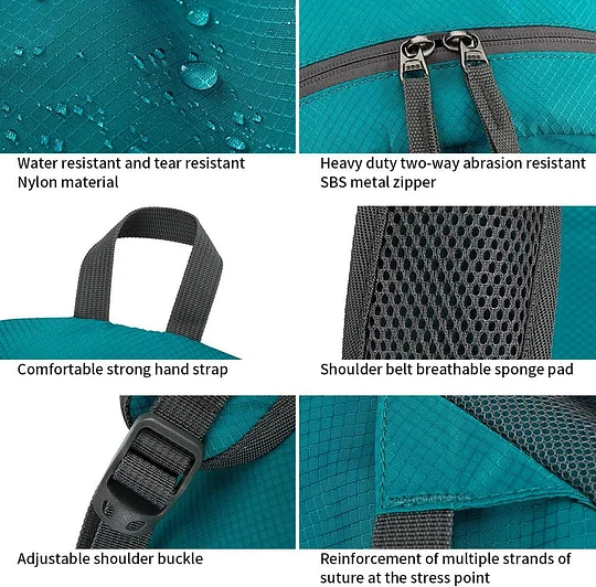 🔥Last Day Promotion 50% OFF- Foldable Waterproof Travel Camping Backpack-BUY 2 GET Extra 10% OFF&FREE SHIPPING