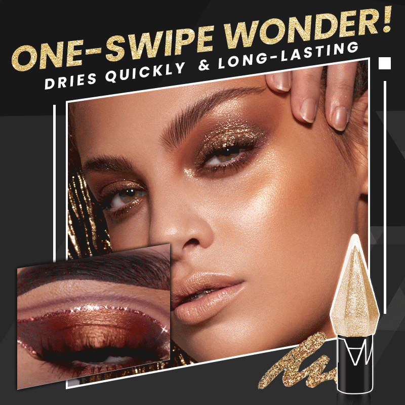 (💥Last Day Promotions-50% OFF)-Diamond Glow Sparkly Liquid Eyeliner-BUY 5 GET 10% OFF & FREE SHIPPING