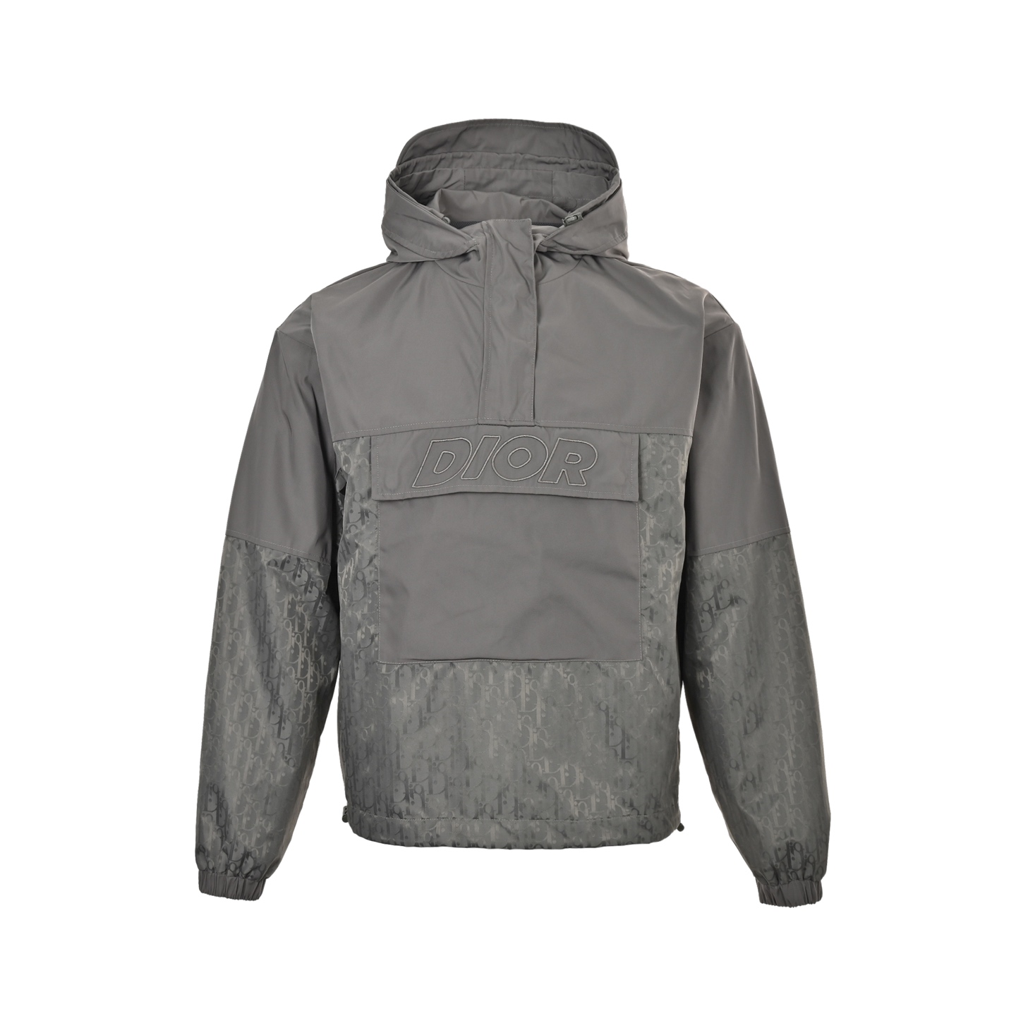 Dior 24Fw half-zip embroidered all-over print jacket