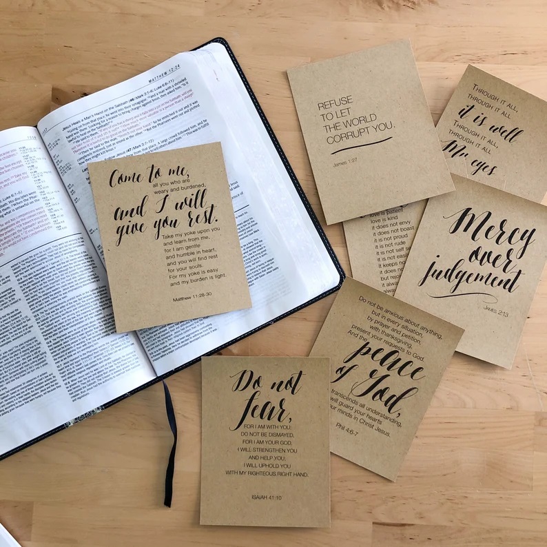 Bible Cards | Inspirational Decorations to Brighten the Soul