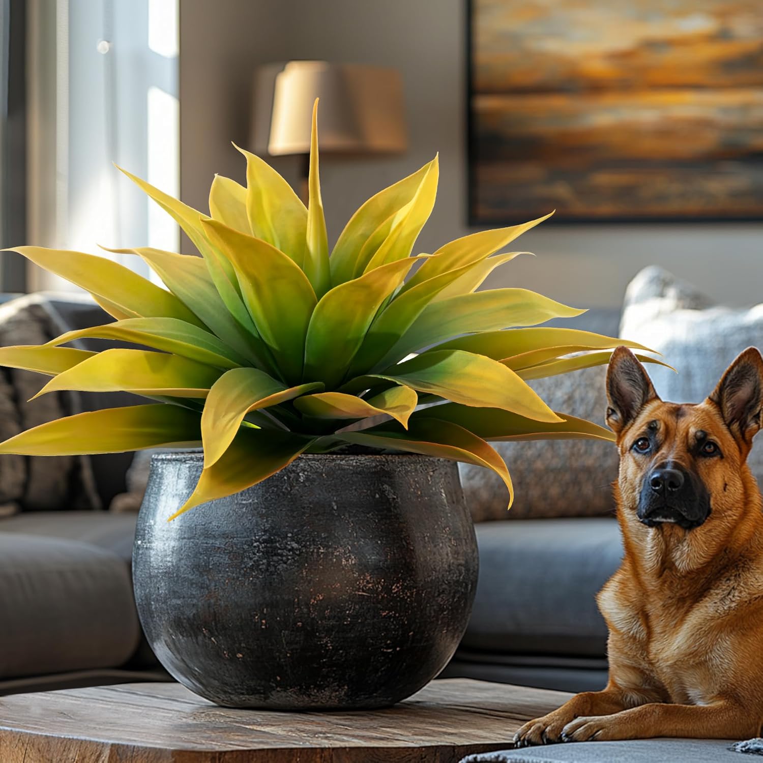 🔥2025 ON SALE🔥Large UV Resistant Artificial Agave Plants