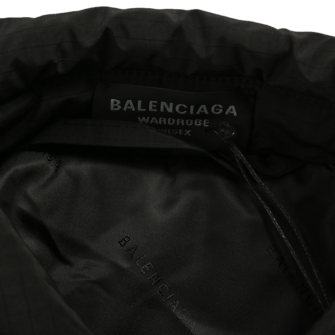 Balenciaga 24Fw pocket small logo long-sleeved shirt cotton coat
