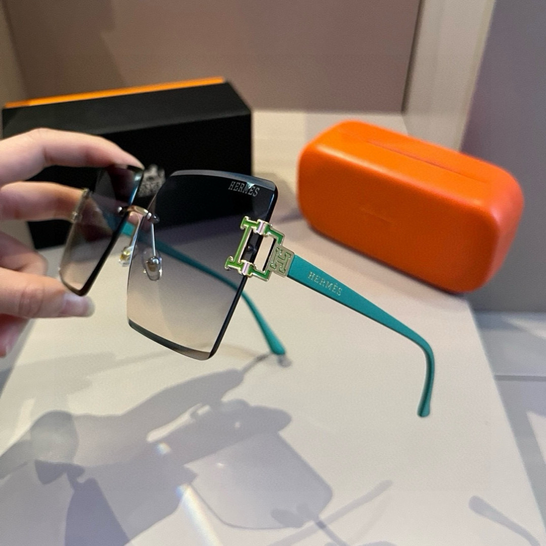 Hermes rimless sunglasses