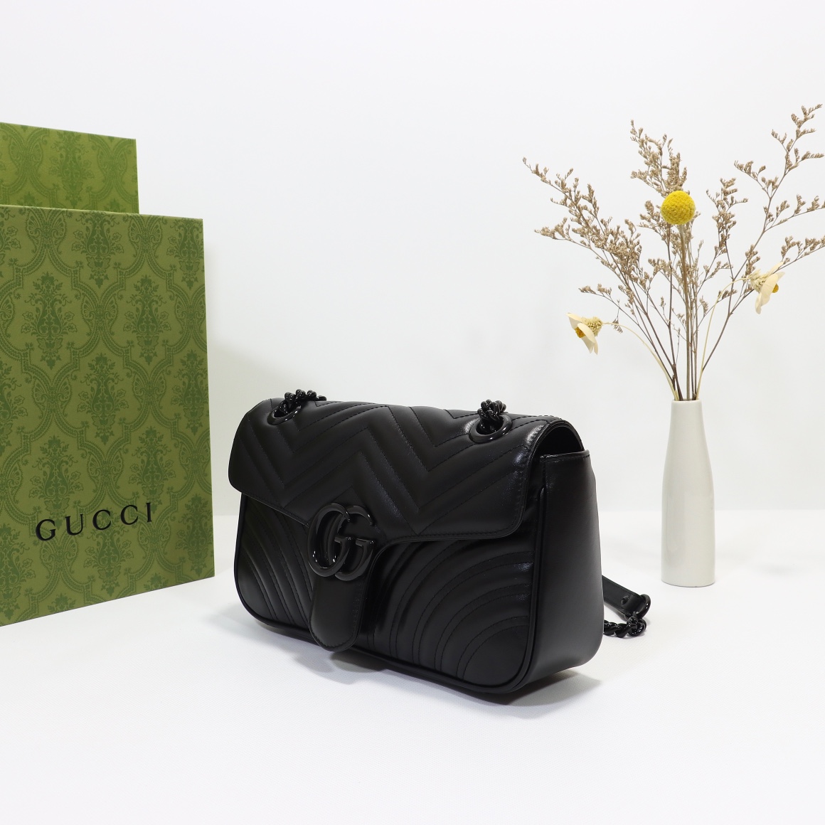 Gucci GG Marmont medium shoulder bag 443497 DTDFV 1000