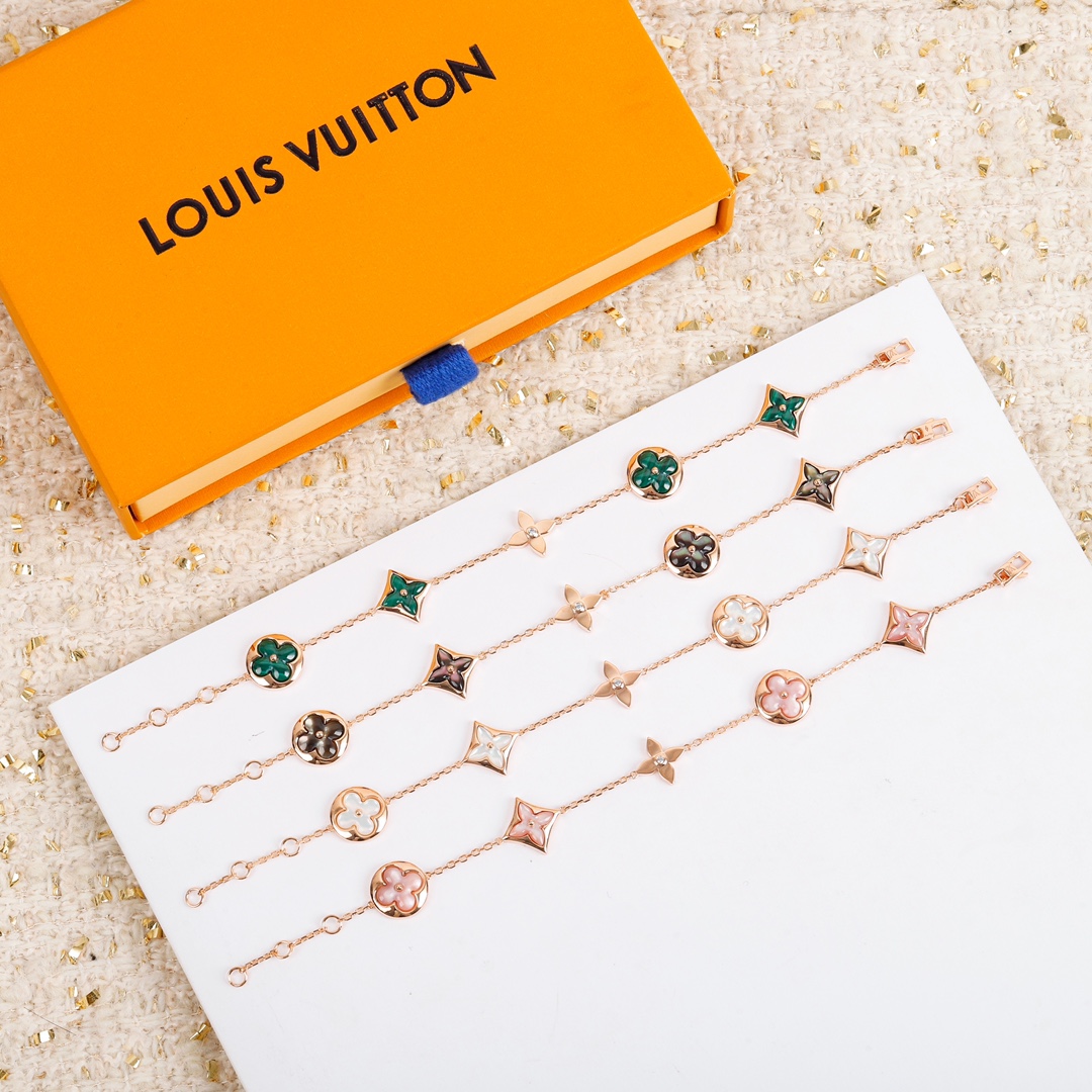 Louis Vuitton five flower bracelet