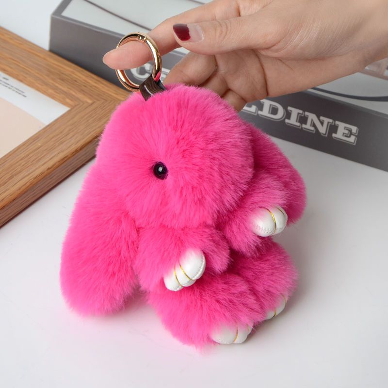 🐰 Handmade Soft Bunny Plush Pendant