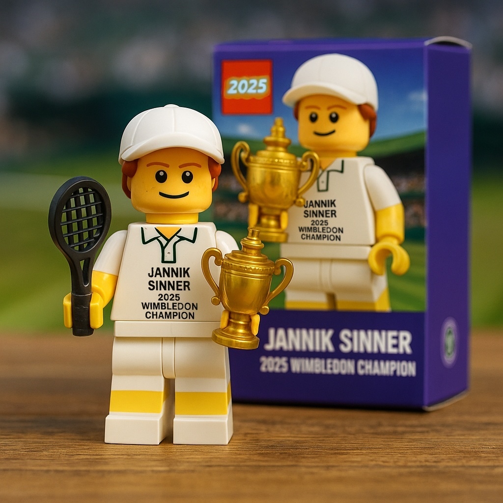 Jannik Sinner – 2025 Wimbledon Champion Figure
