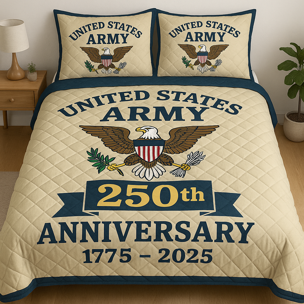 United States Army 250th Anniversary Quilt Set (1775–2025)