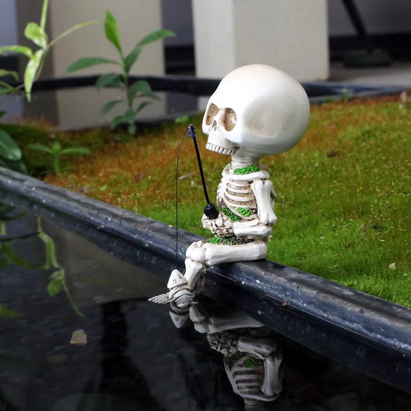 🔥Last Day Promotion-50% OFF🔥FISHING SKELETON GARDEN ACCESSORY