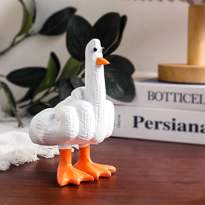🦆🦆Creative Middle Finger Duck Decoration