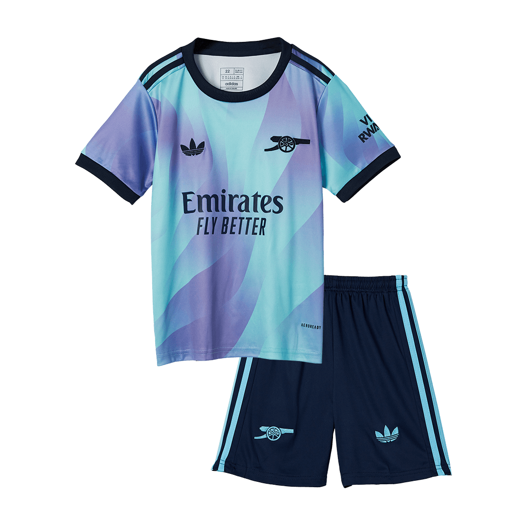 Arsenal third away kids' football shirt (shirt + shorts) 2024/25