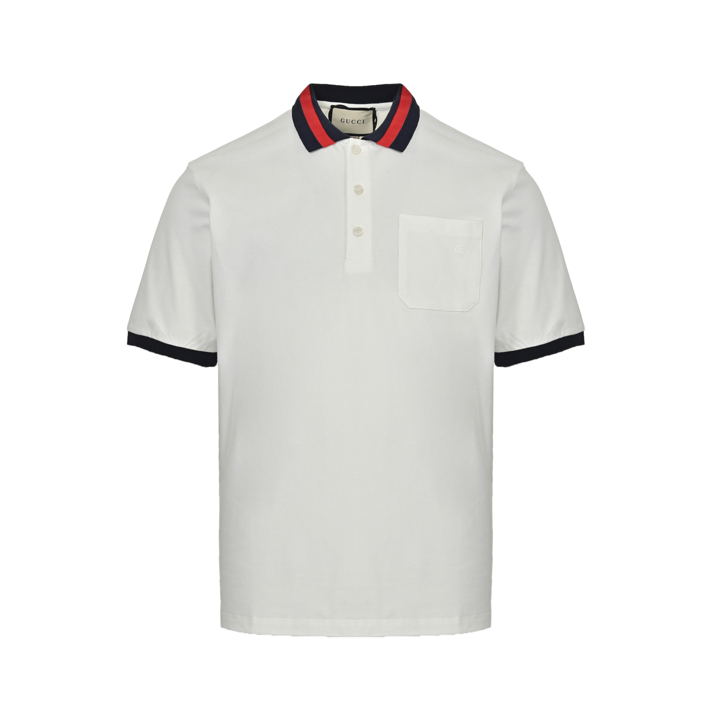 Gucci Striped Collar Polo Short Sleeve