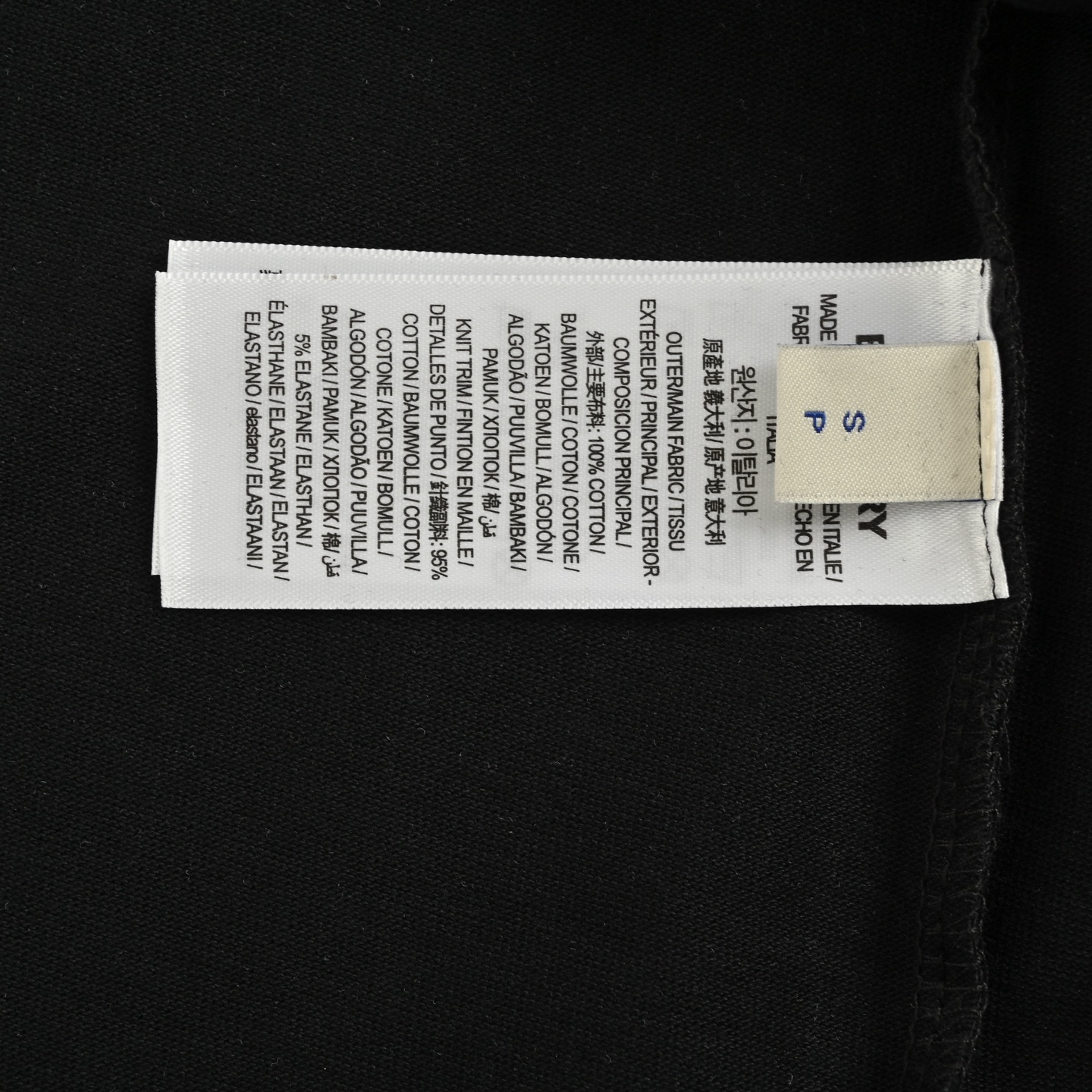 Burberry 25ss short-sleeved shirt with horse patch on the shoulder