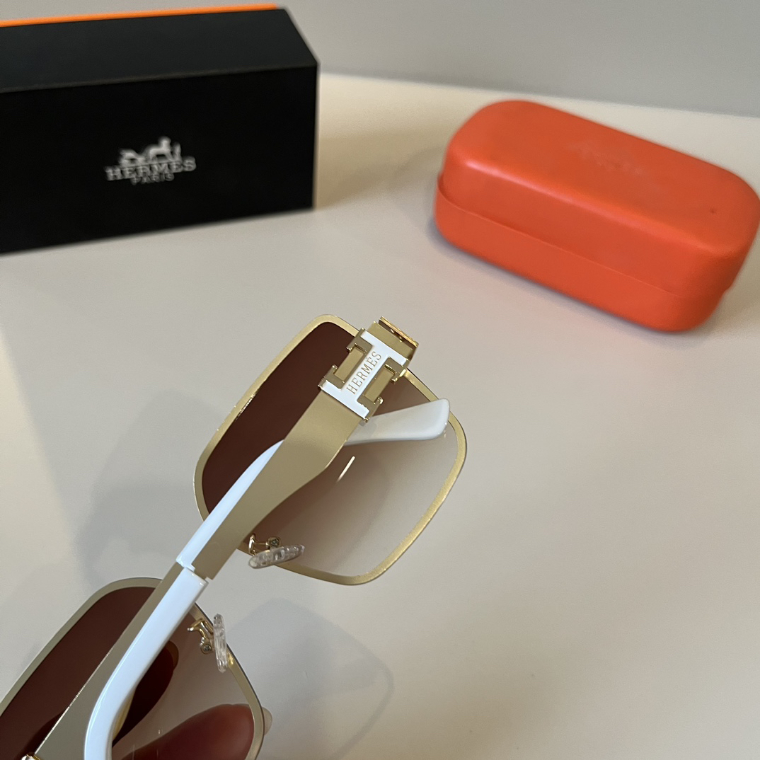 Hermes Square Frame Sunglasses