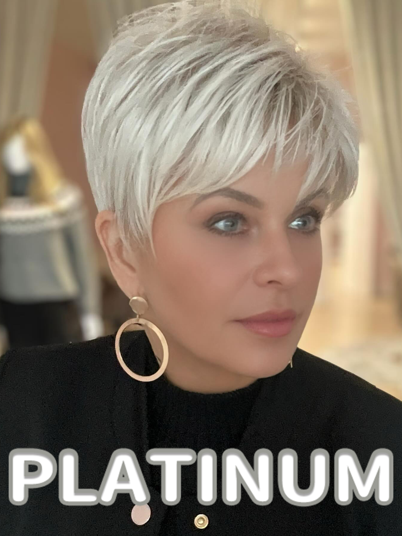 Short Layered Bob Wig With Feathered Layers