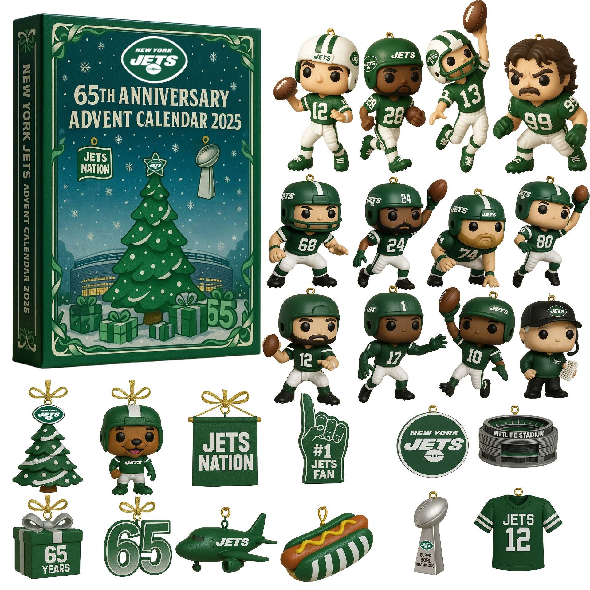 New York Jets 65th Anniversary Advent Calendar 2025