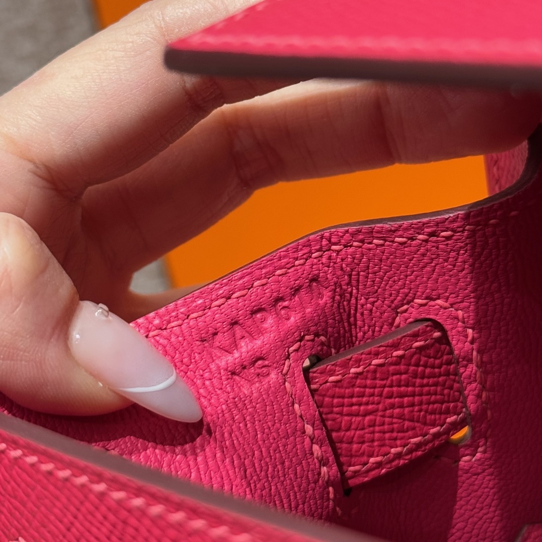 Hermès Kelly i6Rose extreme handbag (handmade to order)