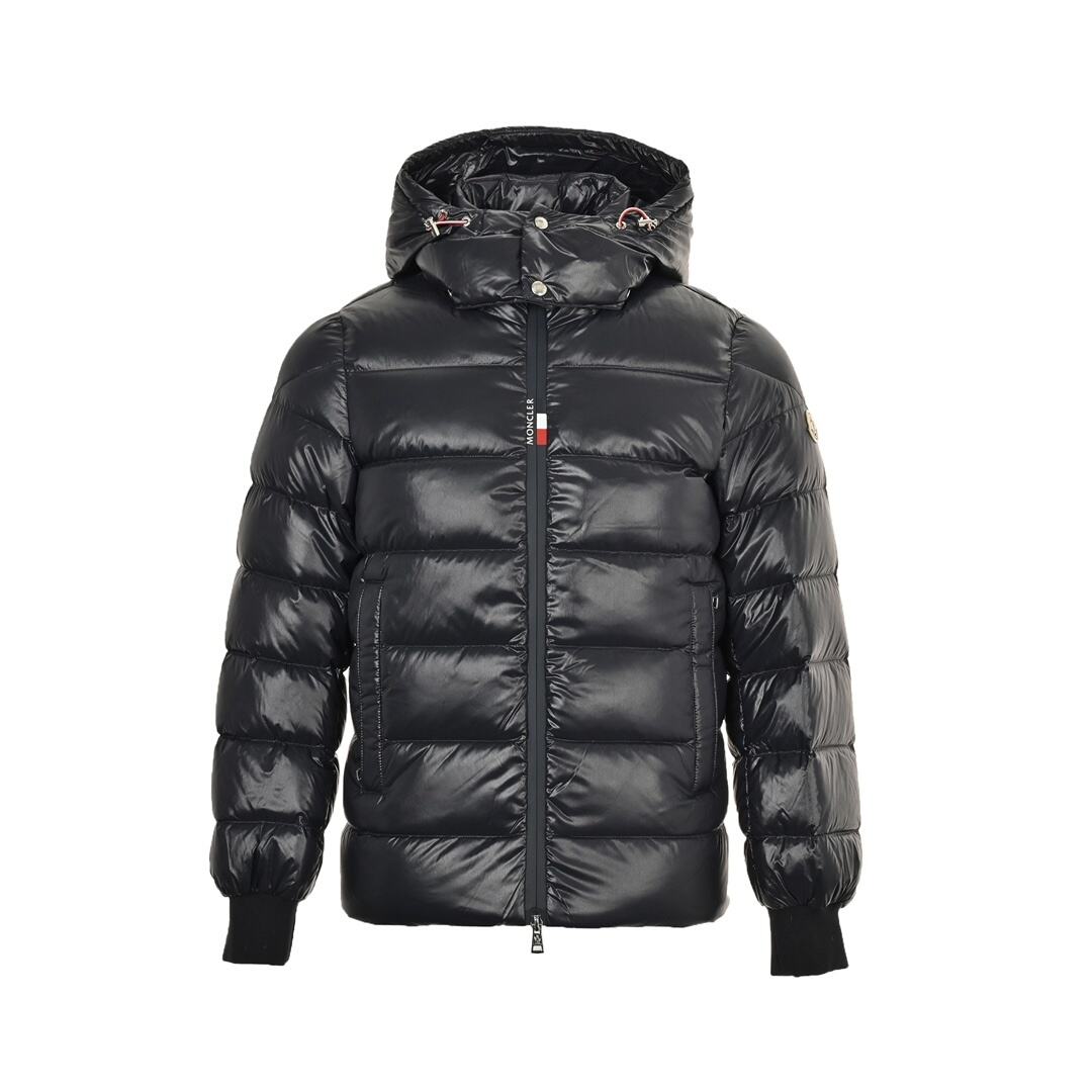 Moncler Men's White Goose Down Hooded Down Jacket