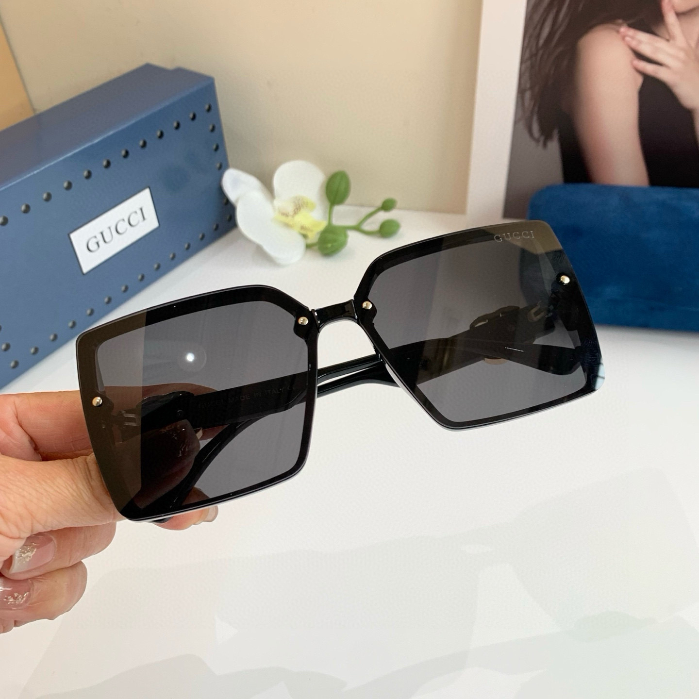 Gucci Square Frame Sunglasses