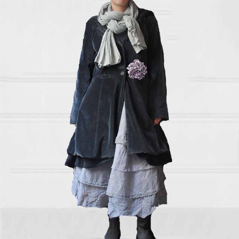 Vintage Solid Button Down Comfy Jacket