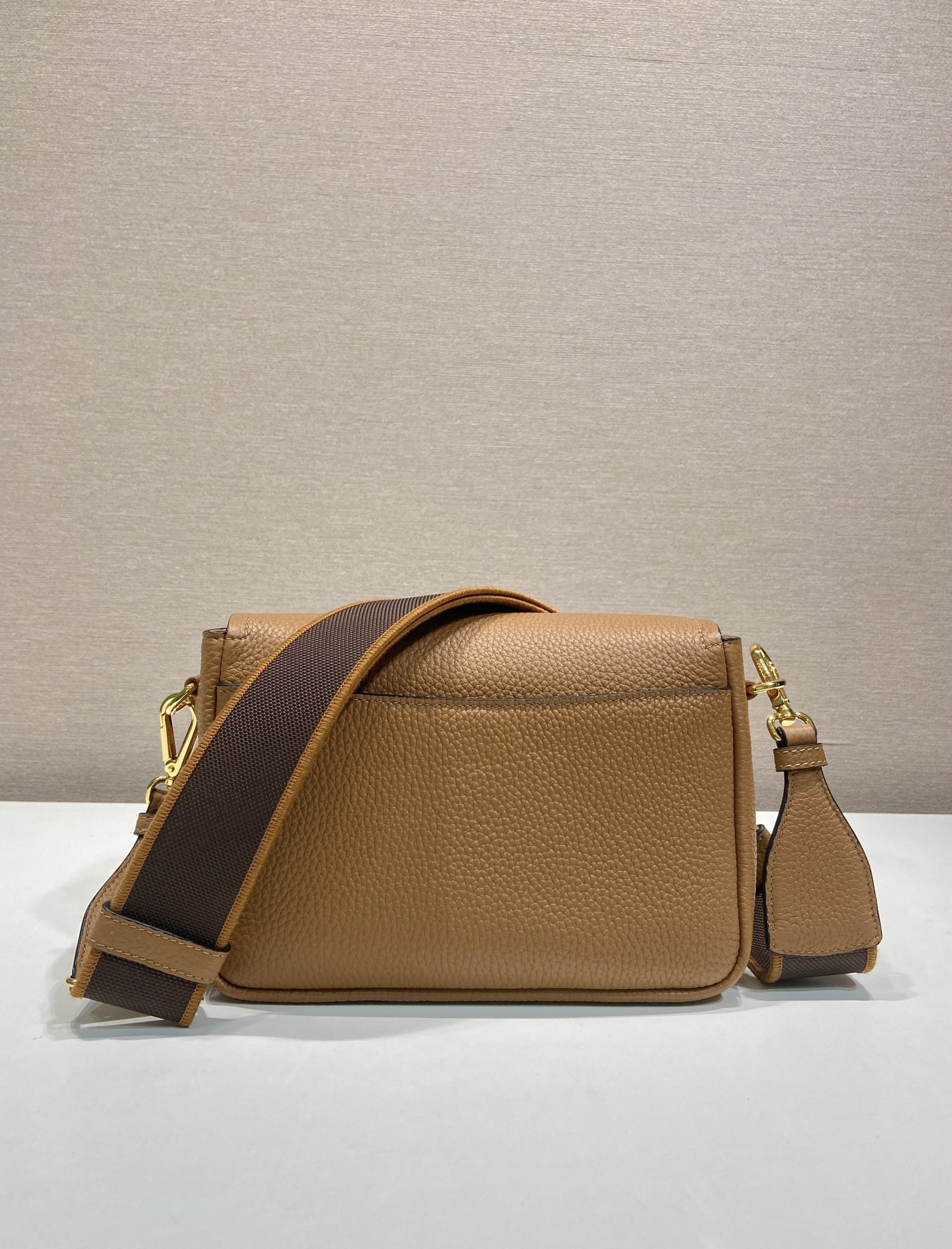 Prada Embroidered Strap Shoulder Bag 1BD314