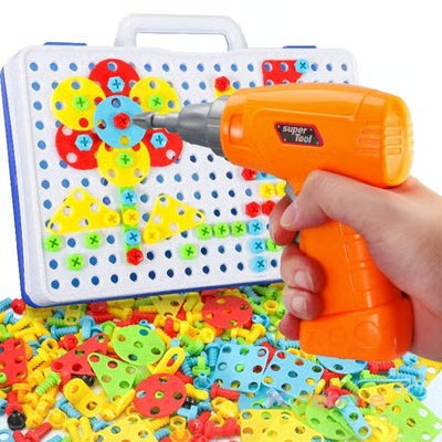 💝 Children's Educational Toy💝Creative Mosaic Drill Set