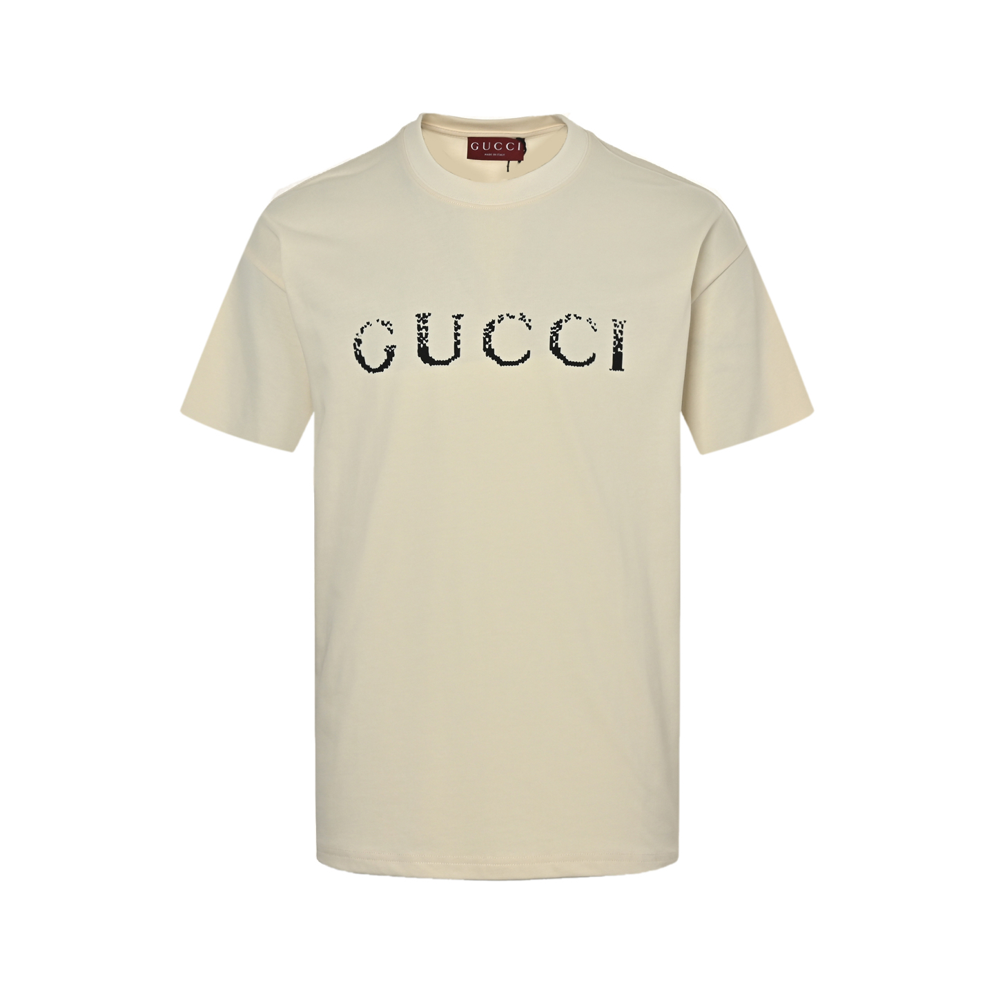 Gucci 25ss gradient lettering logo print short sleeves