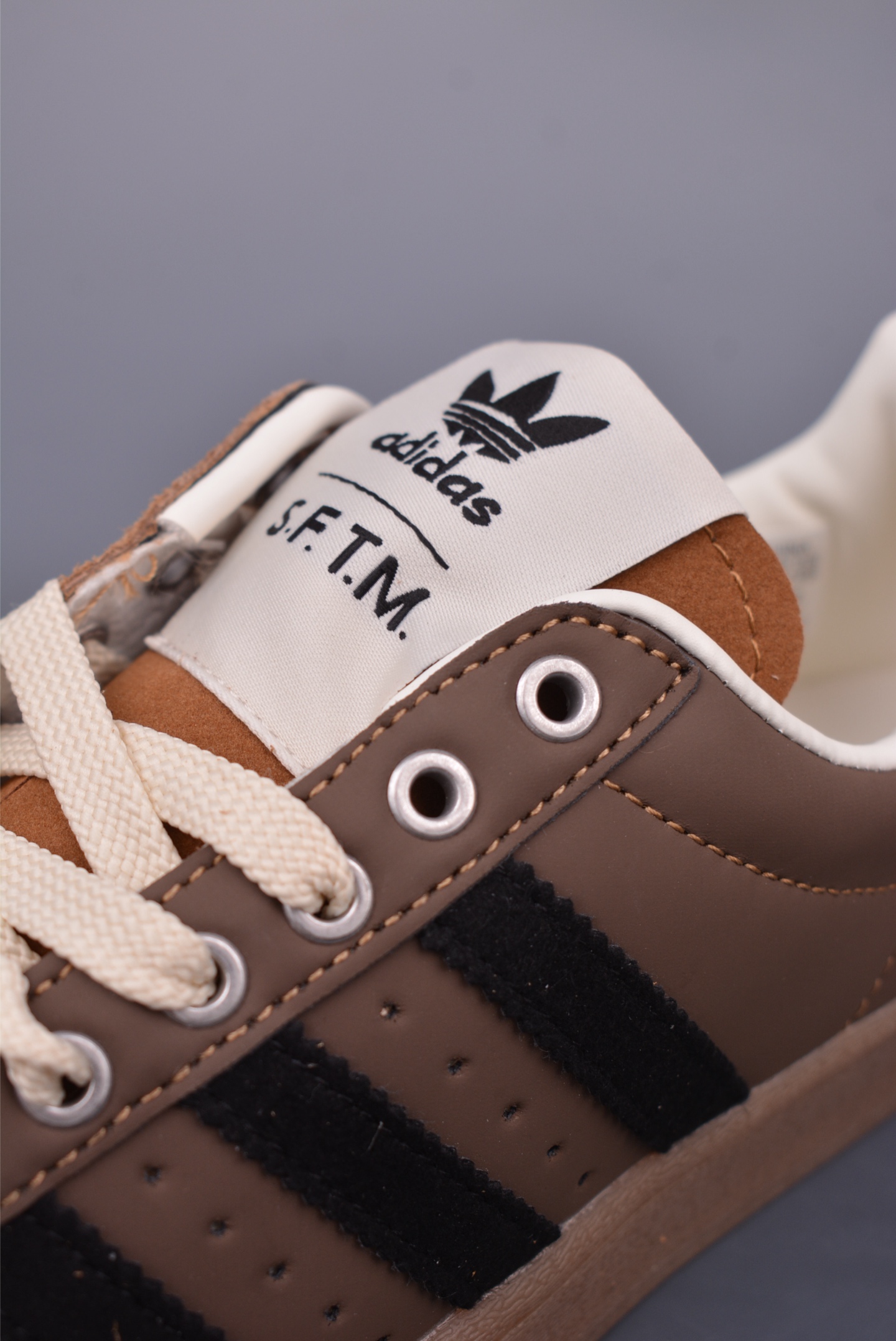 SONG FOR THE MUTE x adidas originals Superstar82 sneakers Brown and Black JQ0953