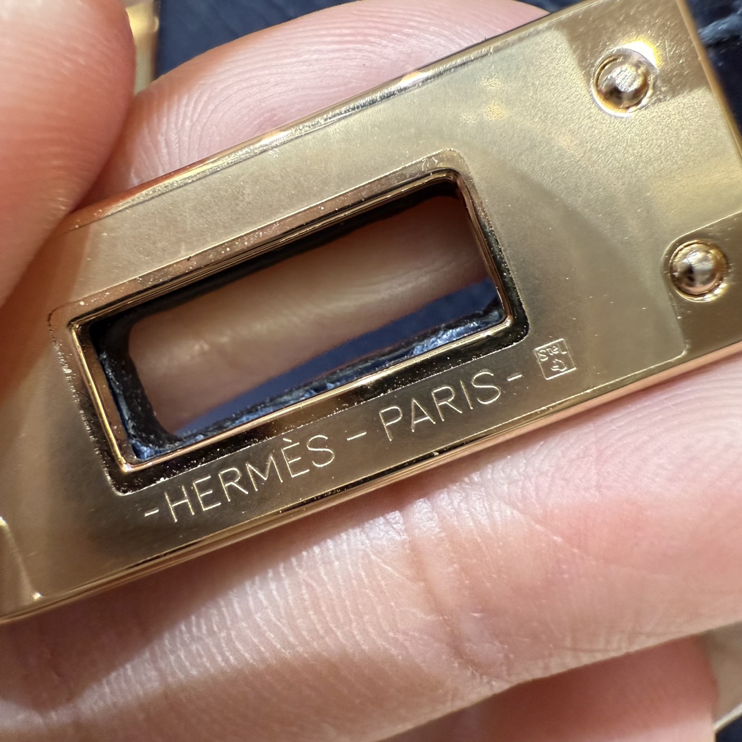 Hermès mini Kelly R2Blue agate handbag (handmade to order)