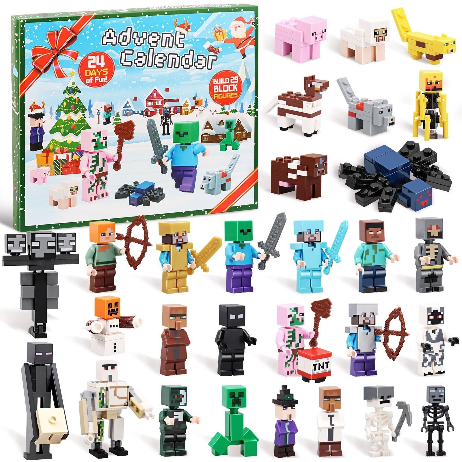 Pixel Block Advent Calendar 2025– 24 Days of Epic Buildable Figures