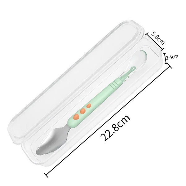 🔥Last Day 50% OFF🔥Baby Double Head Scraping Fruit Spoon