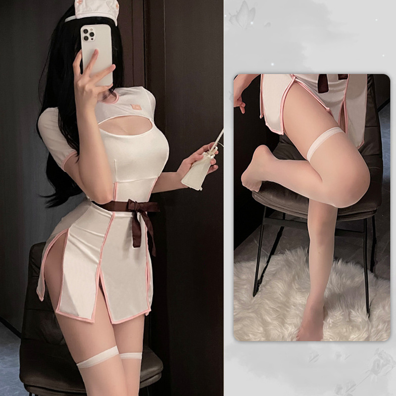 Cosplay Nurse Uniform Sexy Lingerie Dress