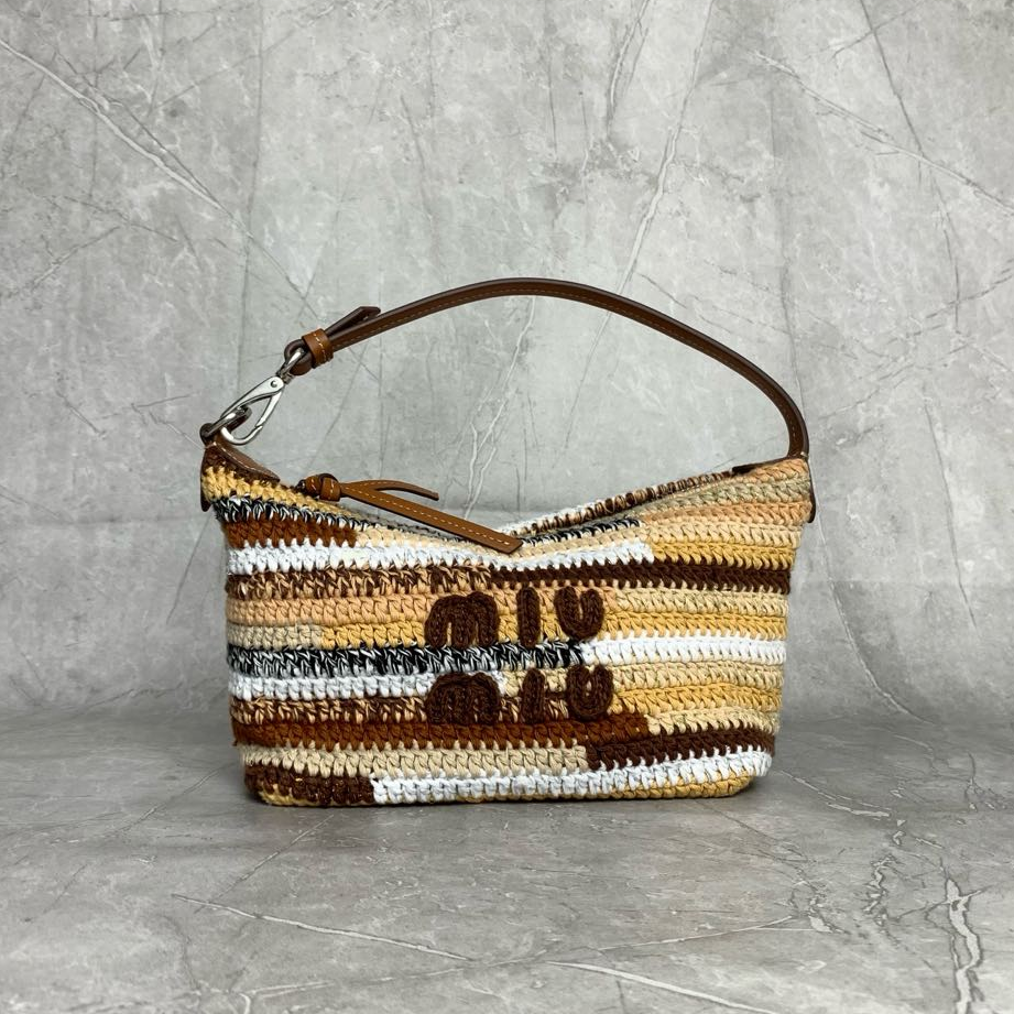 Miu Miu Rainbow Woven Bag 5NE841