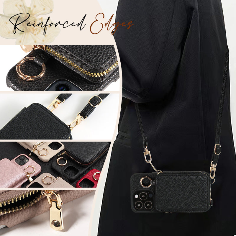Portable Phone Case with Card Slots for iPhone Series