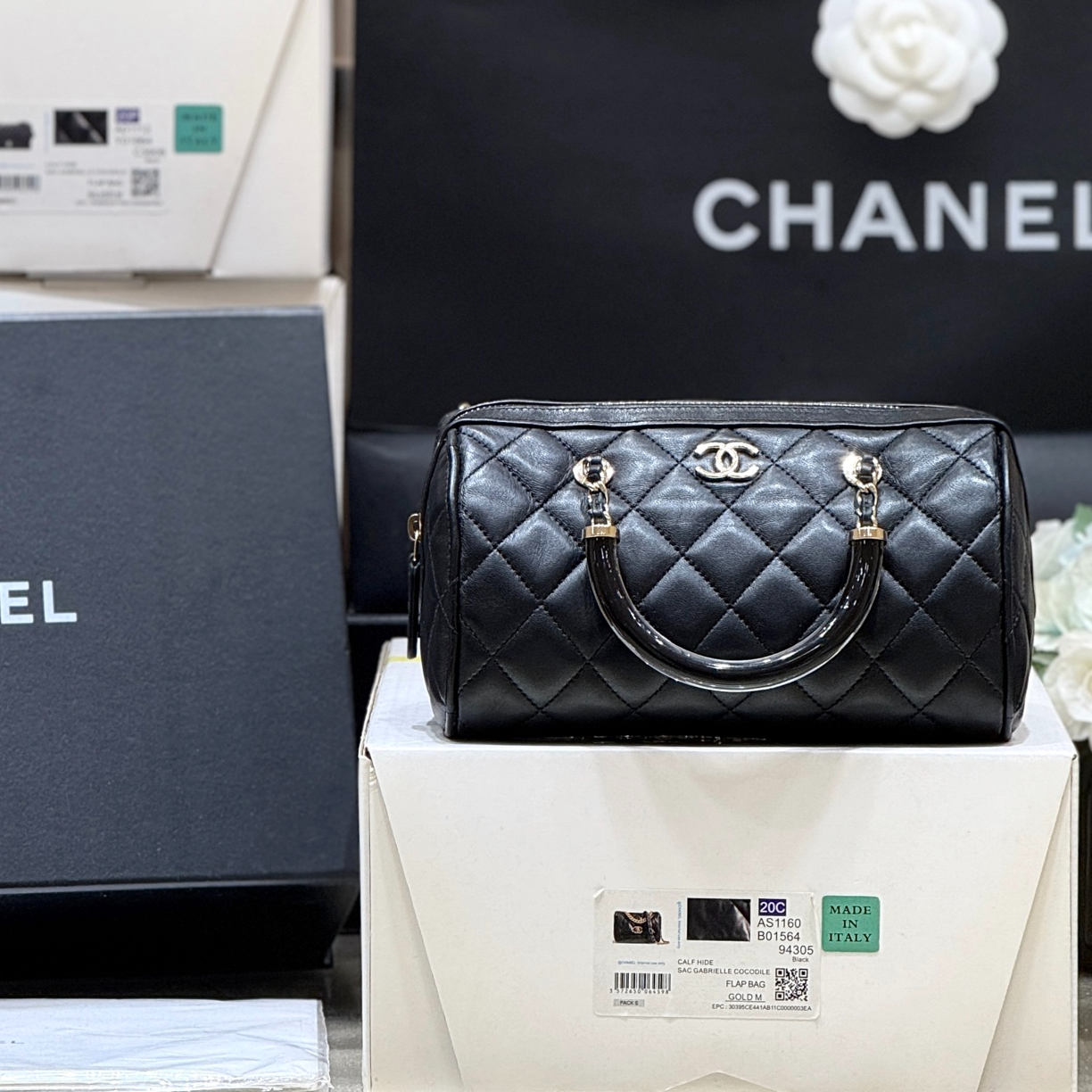 Chanel 25C Early Spring Collection mini Boston bag AP4411 00148