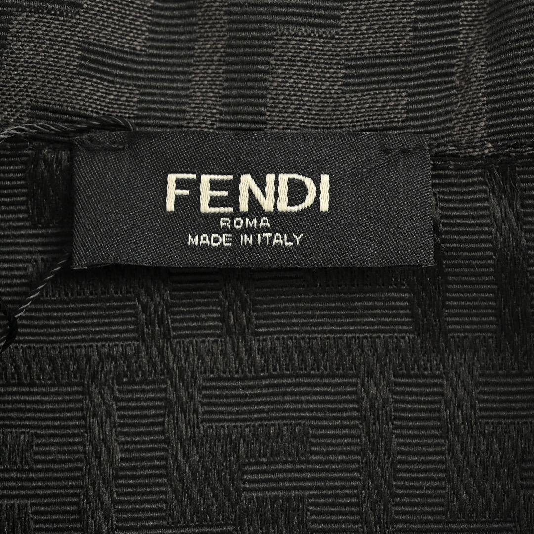 Fendi 24ss FF jacquard suit short-sleeved shirt