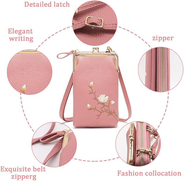 🔥Last Day 50% OFF🔥2025 Women's Versatile Embroidered Mobile Phone Bag