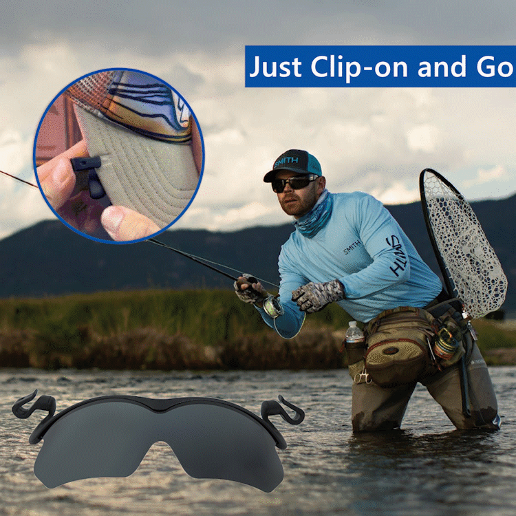 👍2024 New Arrival- 50% OFF💥Polarized Clip Cap Sunglasses - BUY 2 FREE SHIPPING
