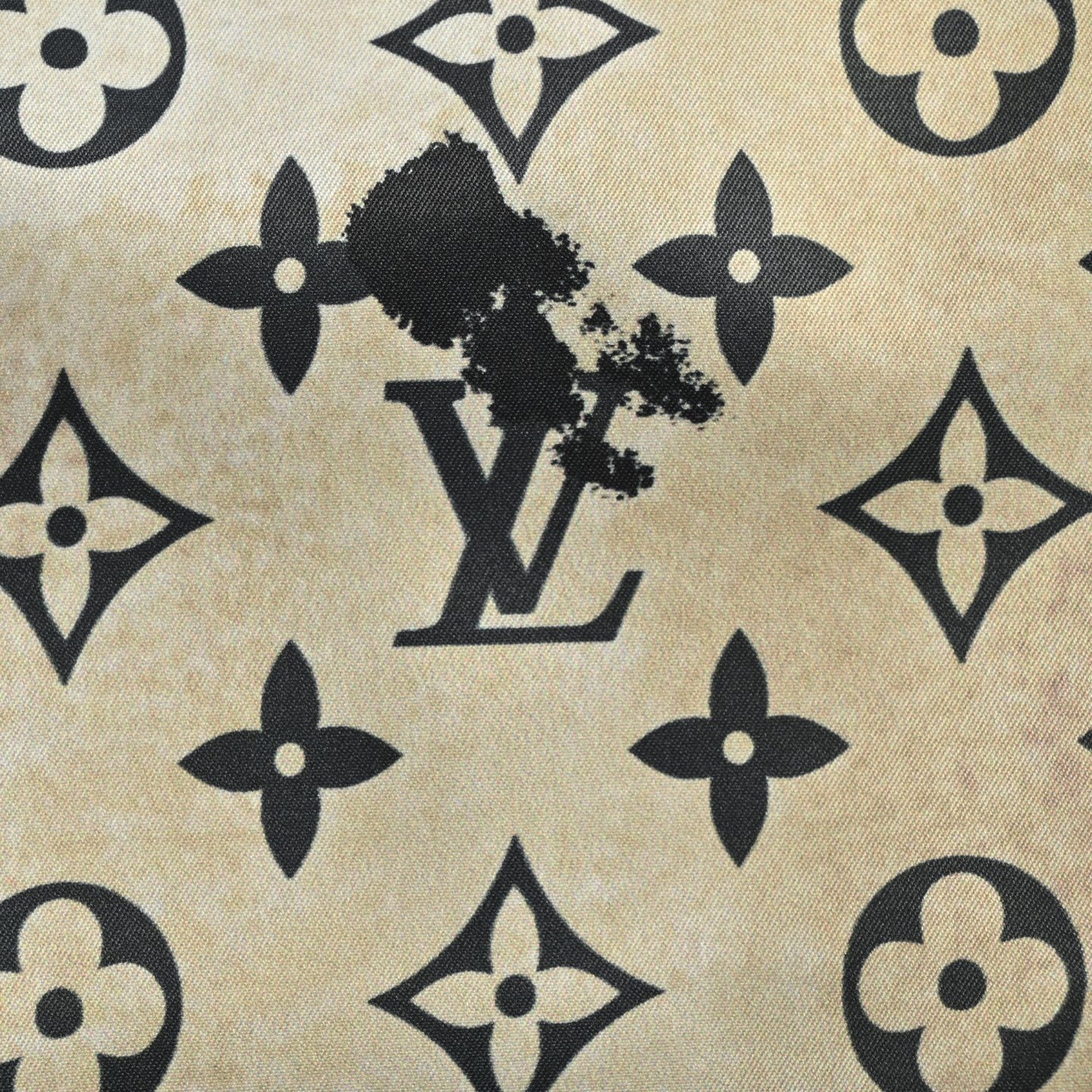 Louis Vuitton 25ss ink-rendered monogram beach shorts