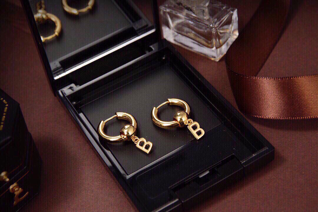 Balenciaga hoop earrings