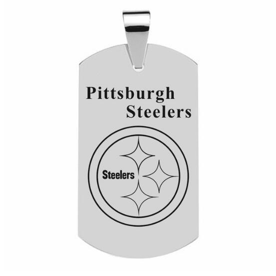 PITTSBURGH STEELERS TITANIUM STEEL DOG TAG